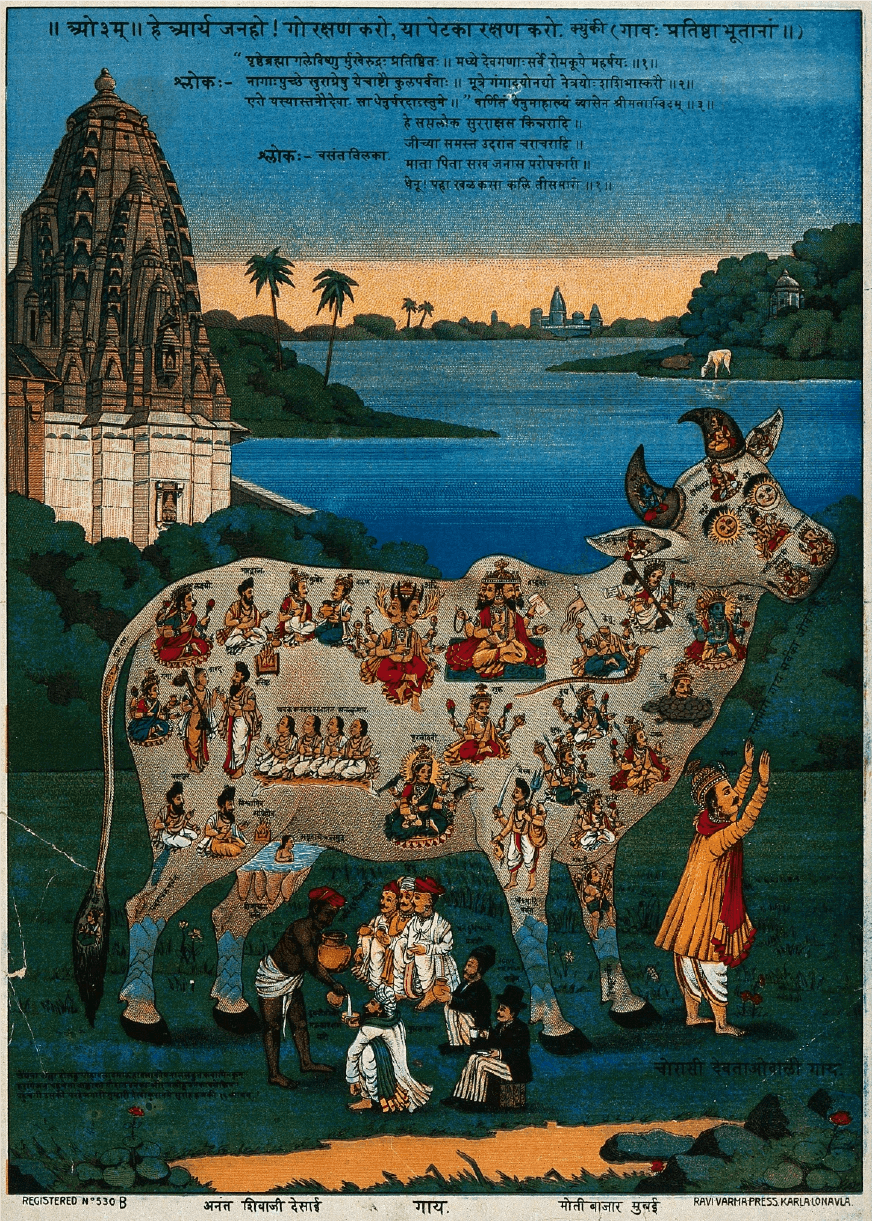 The cow personified as world mother, a symbol of selfless giving.