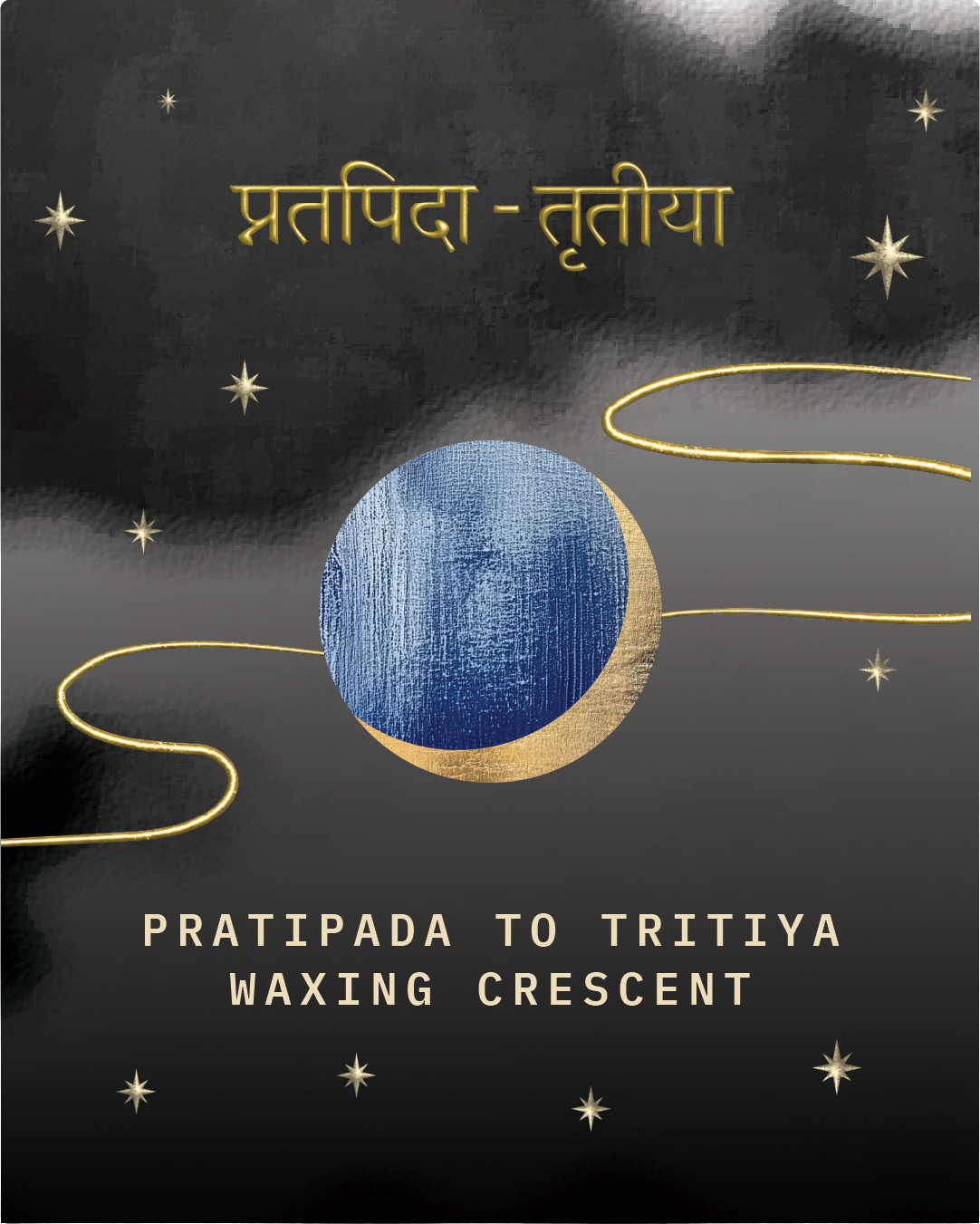 Pratipada to Tritiya | Waxing Crescent
