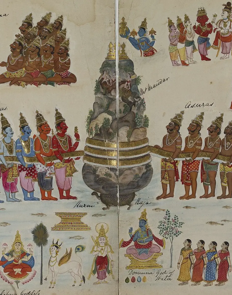 Depiction of Kalpavriksha