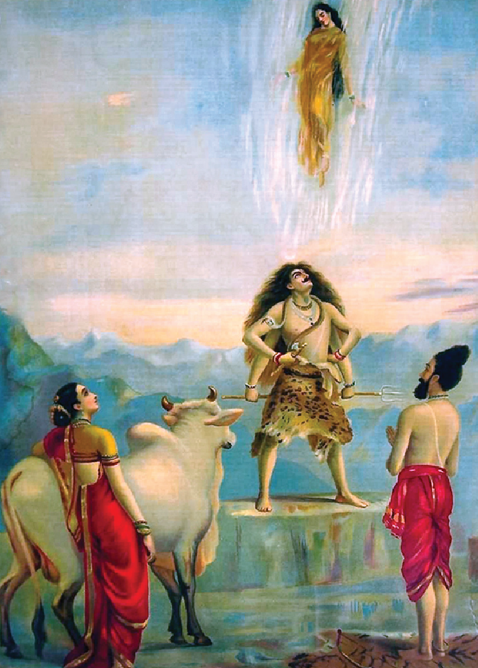 Descent of Ganga Painting