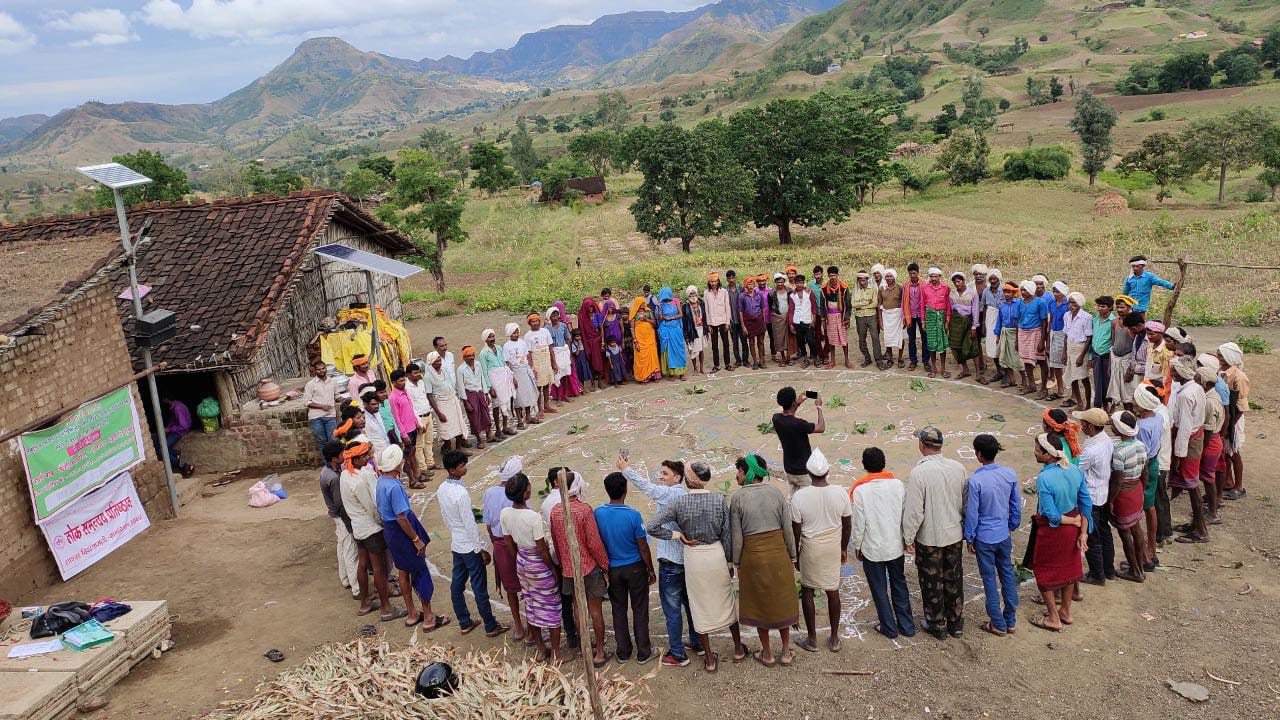 Tribal group from Sindidigar village